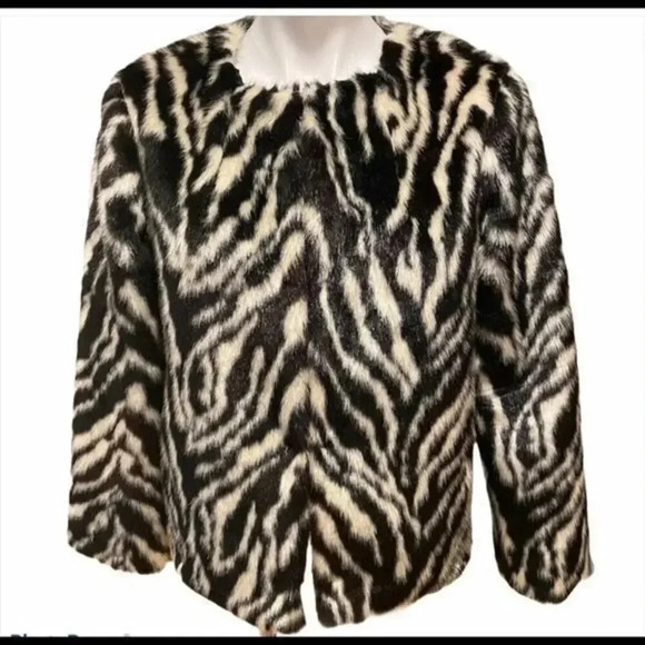 Catherine Malandrino FauxFur jacket - Picture 1 of 13